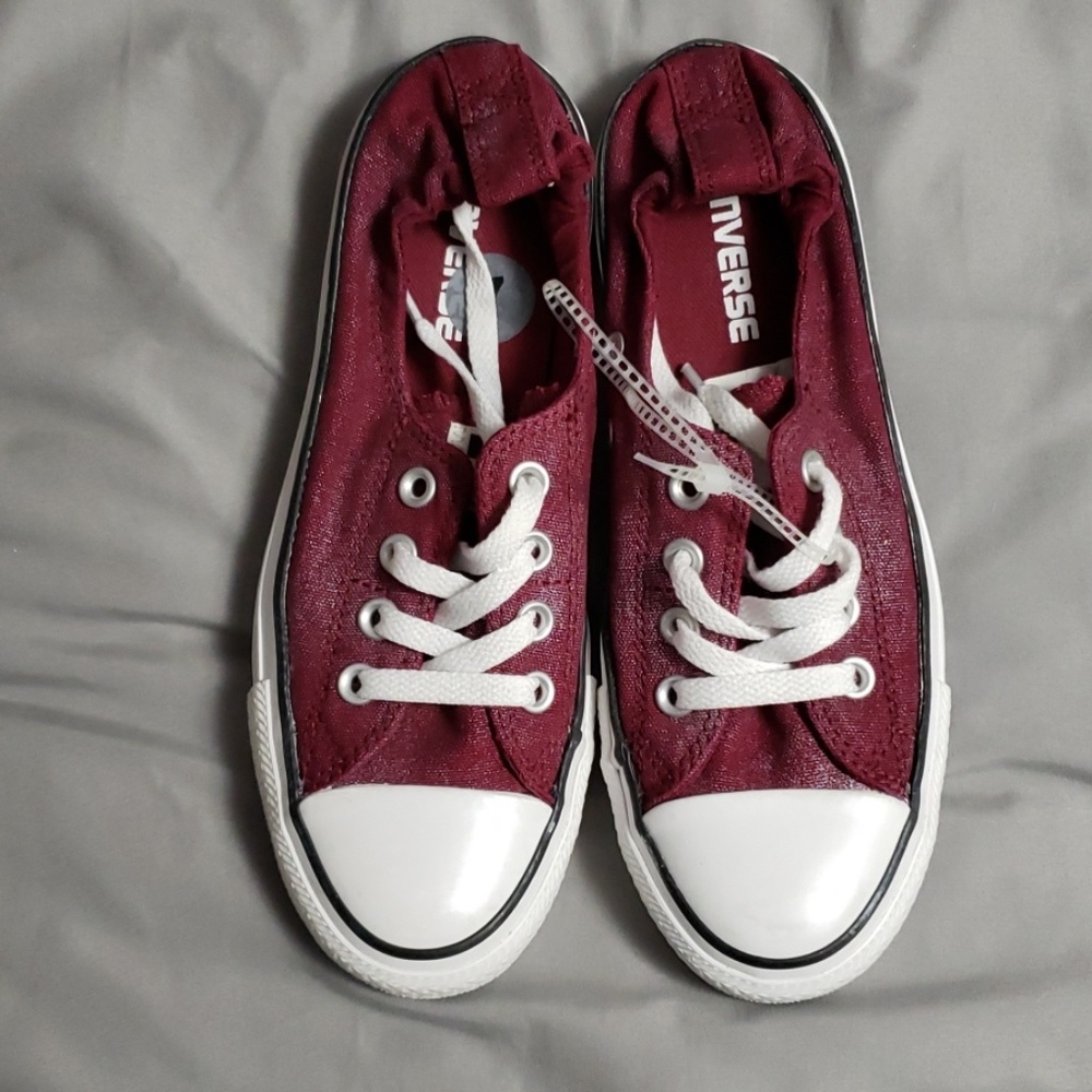 Burgundy Converse